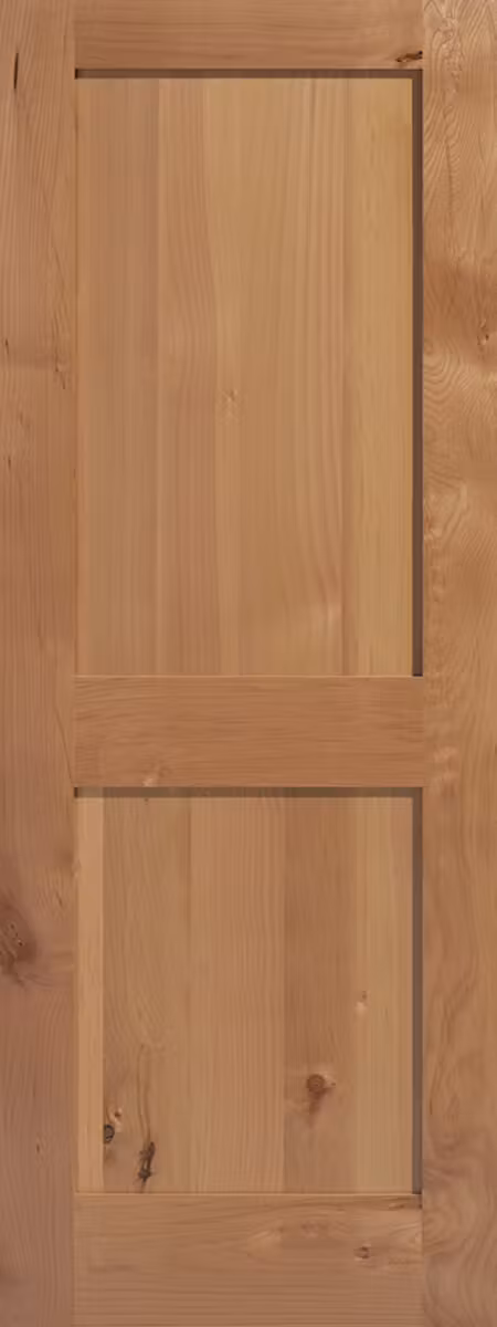 2-Panel Knotty Alder